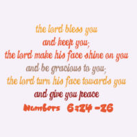 The Lord Bless You Tee (Sand/Orange) SAMEDAY Design